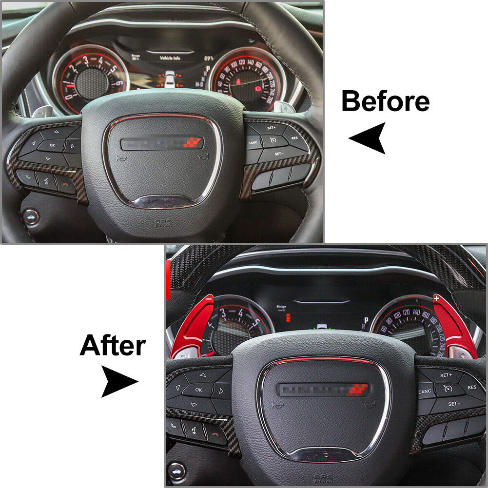 for Dodge for Jeep for Chrysler Aluminum Alloy Steering Wheel Paddle Shifter Extension