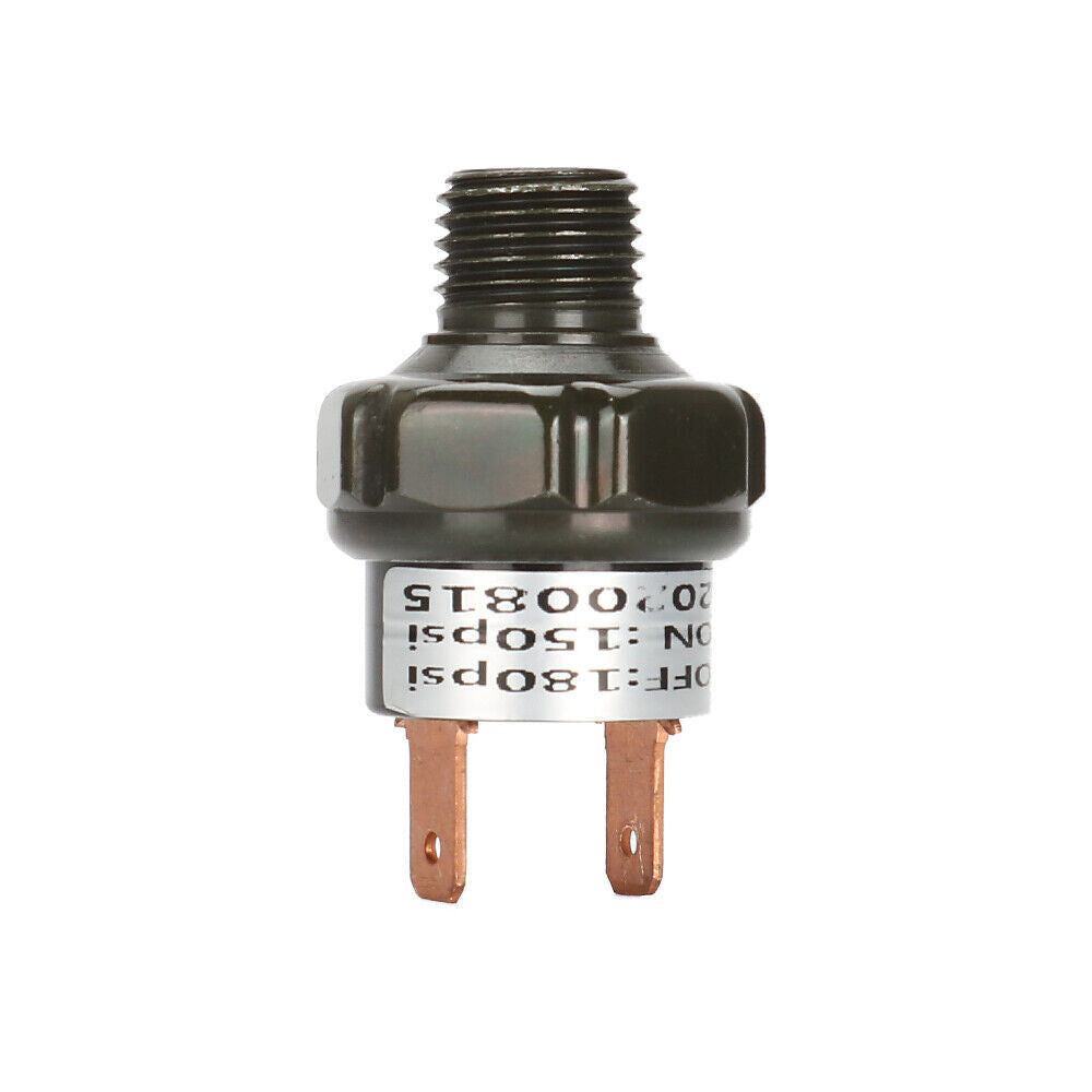 VXA7180 Air Pressure Switch for Trains/Air Horns, 1/4 inch NPT, 12V/24V, 150-180PSI