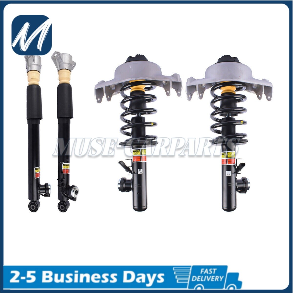 1xFront Left Air Shock Strut Fit for Mercedes C292 GLE 350 400 450 500 43 63 AMG 15