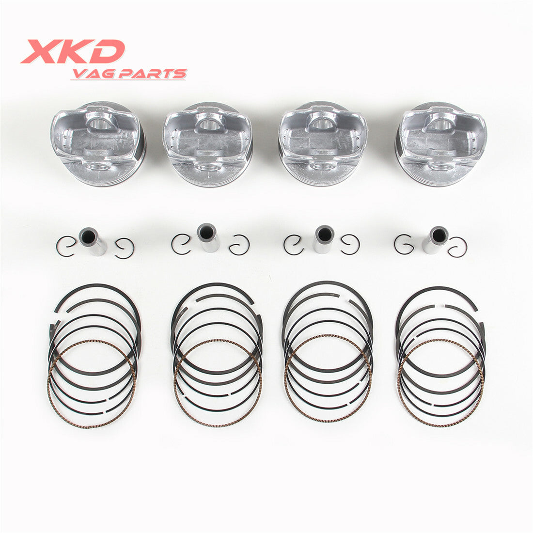 Extra-large 1.6-liter piston and ring +0.5L, suitable for Volkswagen for Jetta Polo CFNA CFNB 036107065ET