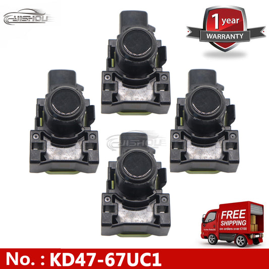 4-pack of anti-collision reverse PDC parking assist sensors suitable for Mazda 2, 3, 5, 6, CX-3, CX-5, CX-9