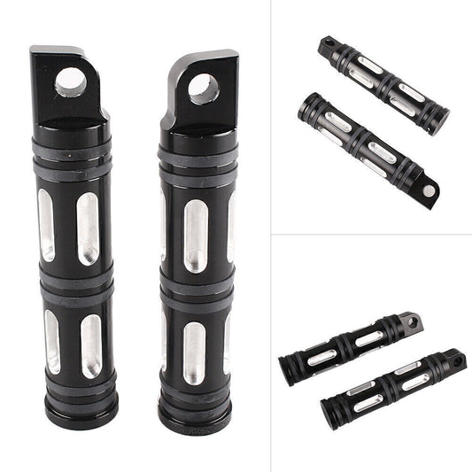 CNC Aluminum Foot Pegs Footpegs Fit for Harley Sportster XL883N FXCW 49312-10