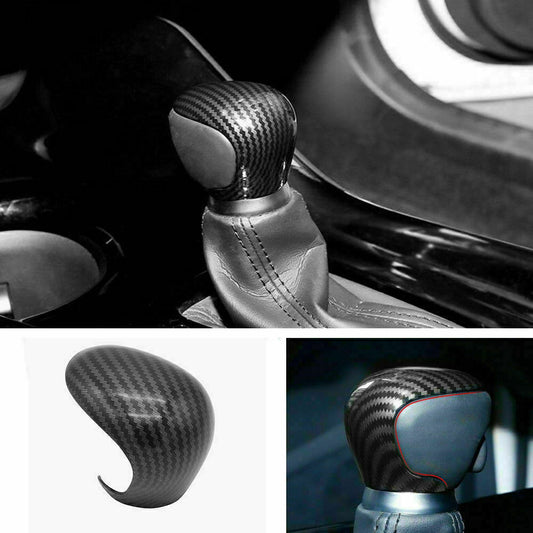 for Toyota CHR CH-R 2018-2022 Carbon Look Central Console Gear Shift Knob Trim