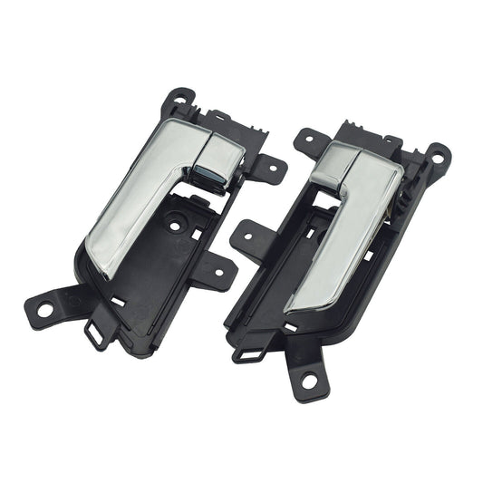 for Kia Borrego 2009-2011 Left  Right Interior Door Handles Chrome Pair NEW 2X