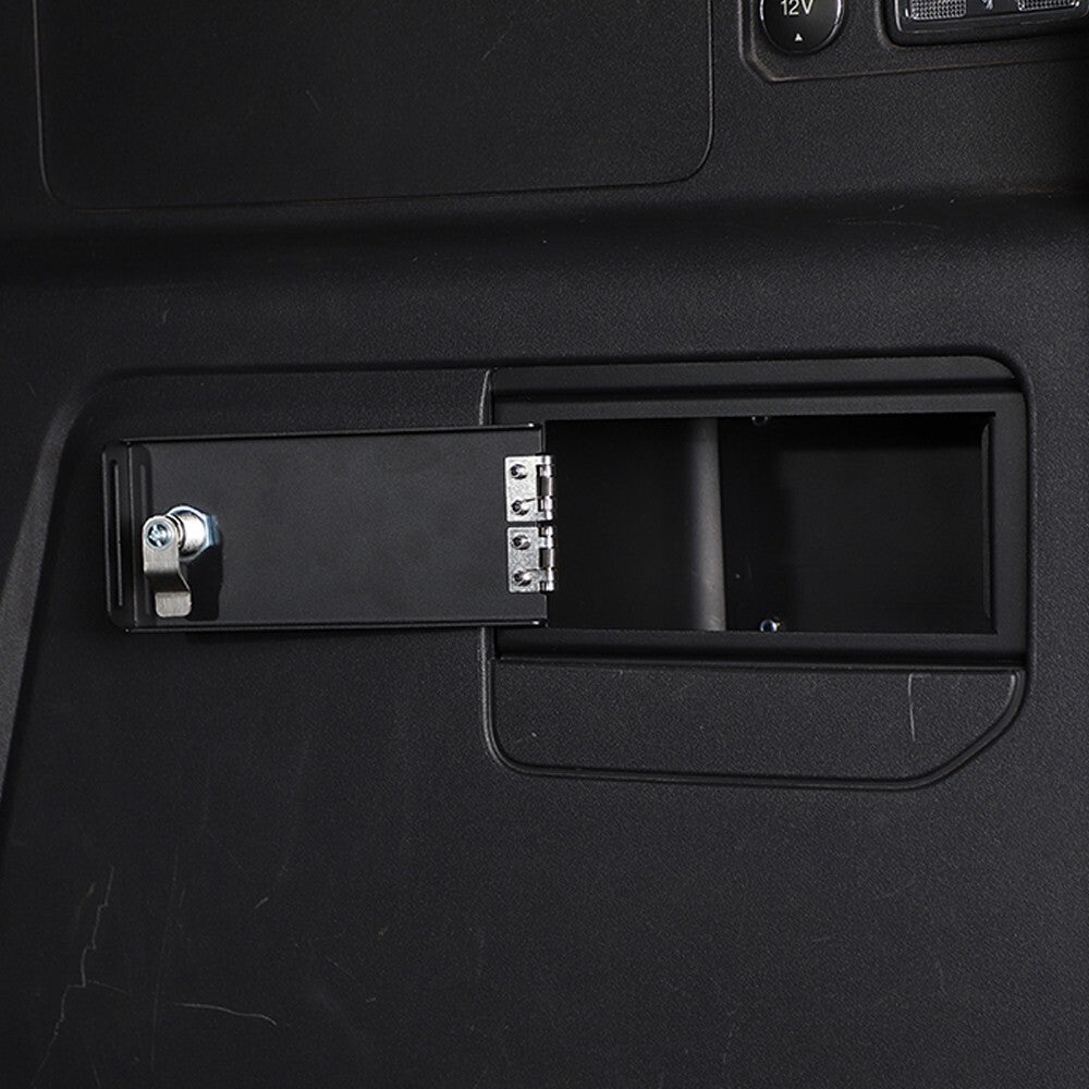 Car Rear Trunk Right Anti-theft Storage Box for Ford Bronco 2021-2023 Black