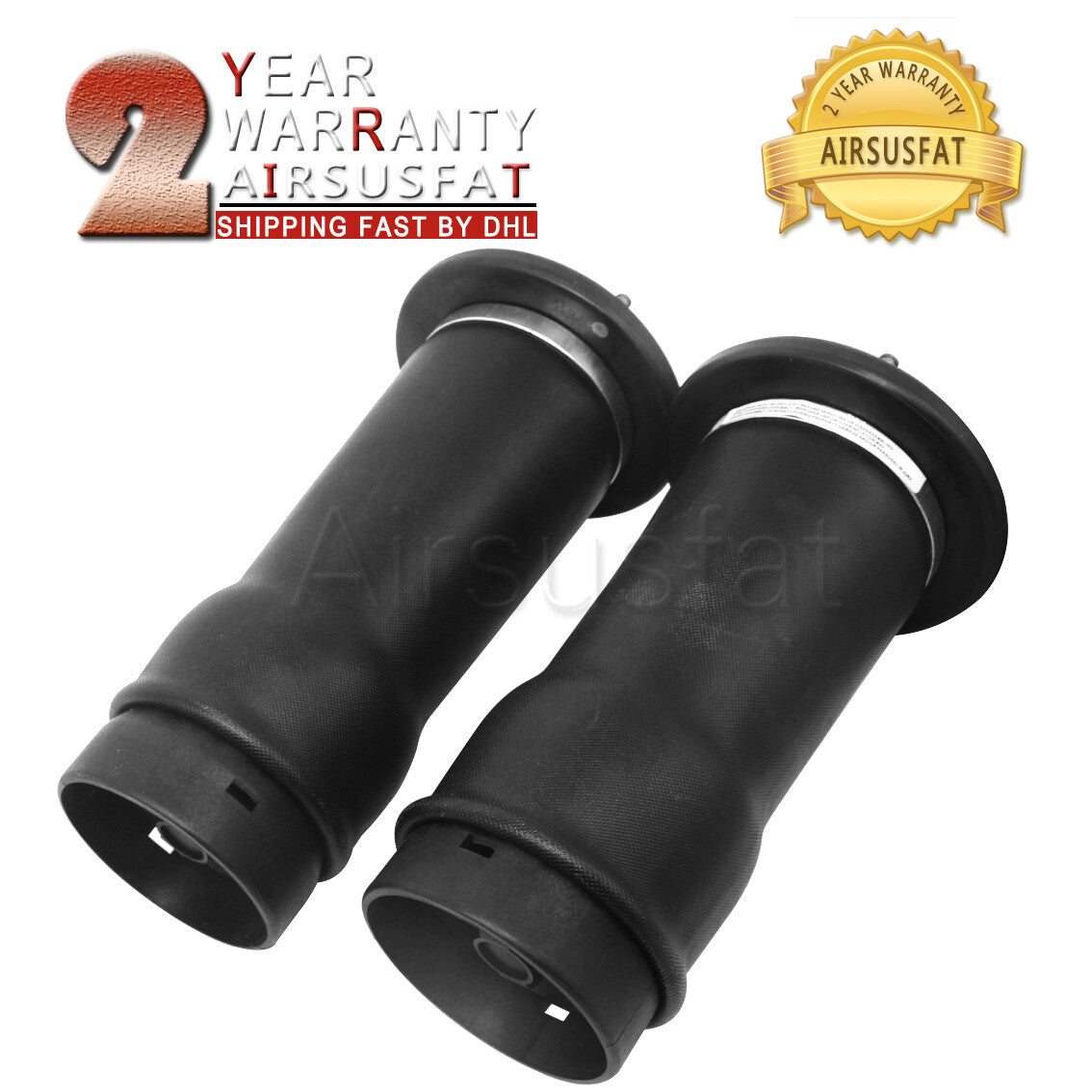 Pair for Land Rover Discovery II LR2 Rear Air Suspension Spring Bag RKB101200