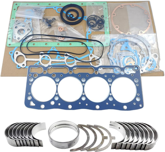 V1505 Metal Kit + Full Gasket Kit for Kubota V1505BH V1505-E2 V1505D V1505T