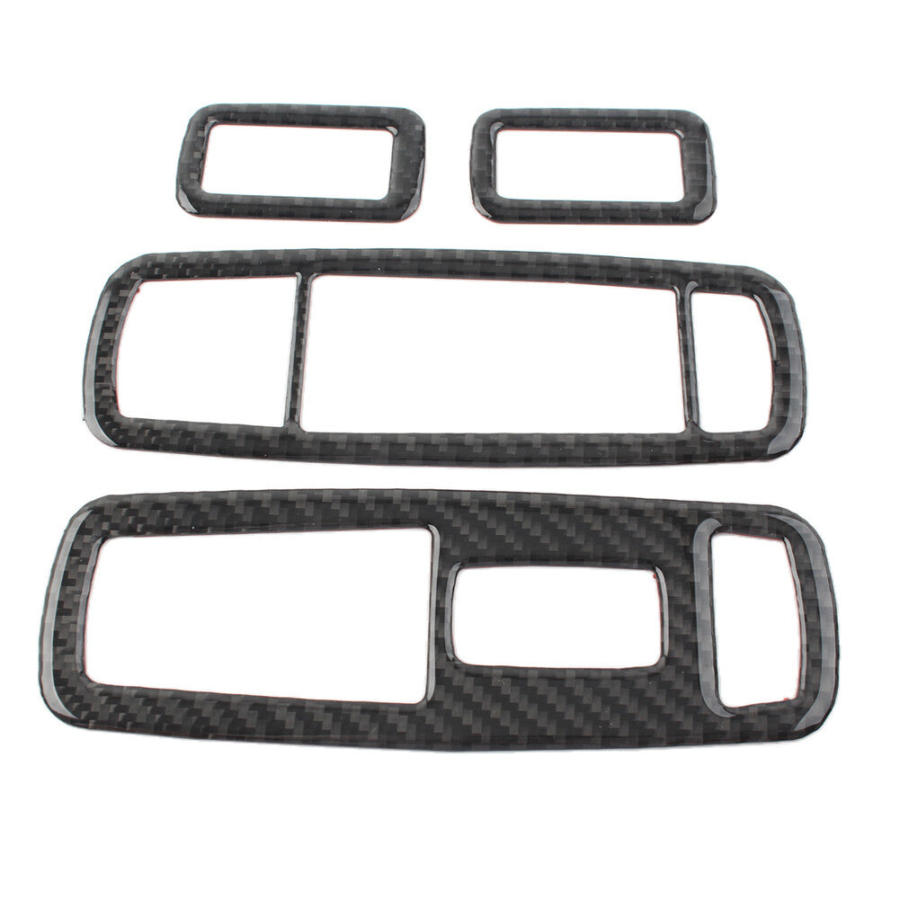 Car Door Window Lift Switch Button Cover Trim for Jeep Grand Cherokee 2011-2020
