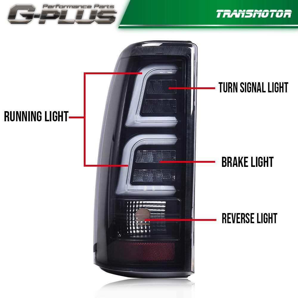 Eyi 99 - 2006 Red, Purple, Red and White for GMC for Sierra Jade LED Simple Design