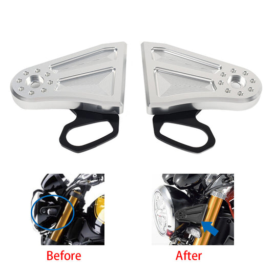 Headlight Turn Signal Support Brackets for Kawasaki Z900 Z900RS 2018-2023 19 19