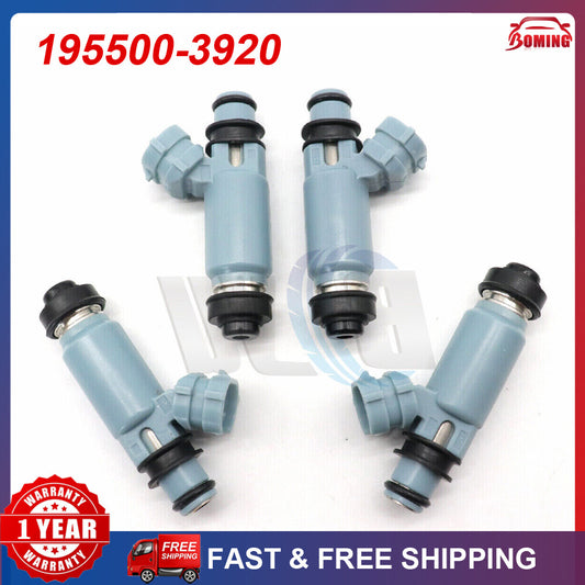 Set of (4) Fuel Injectors 195500-3920 for 02-05 for Subaru Impreza WRX 2.0L I4 New