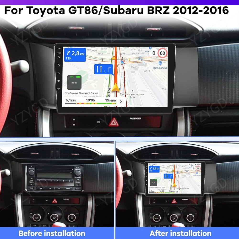 for Subaru BRZ 2013-2016 Android Auto Carplay Car Radio Stereo GPS Screen wifi