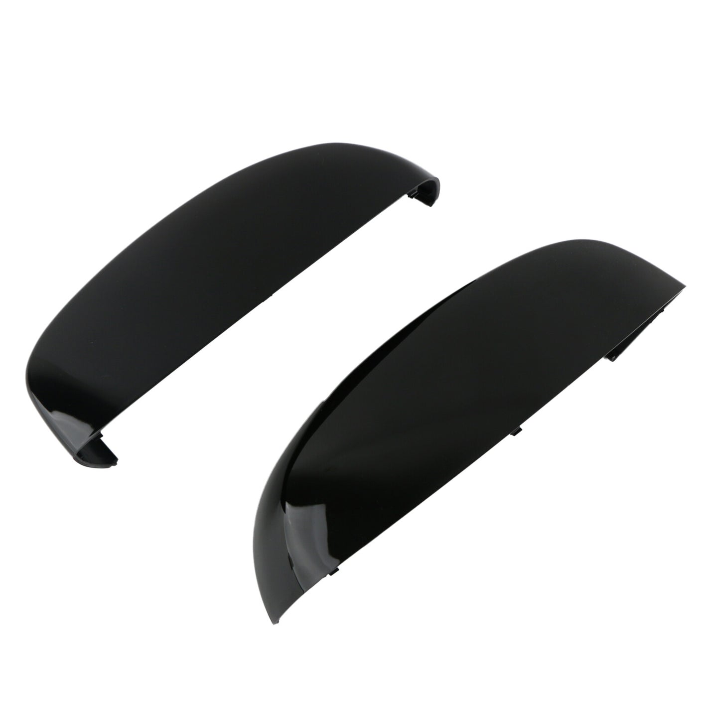 2-Piece Mirrored Cap Protective Case, Glossy Black, for Tahoe Silverado for Sierra Suburban 2007-2013