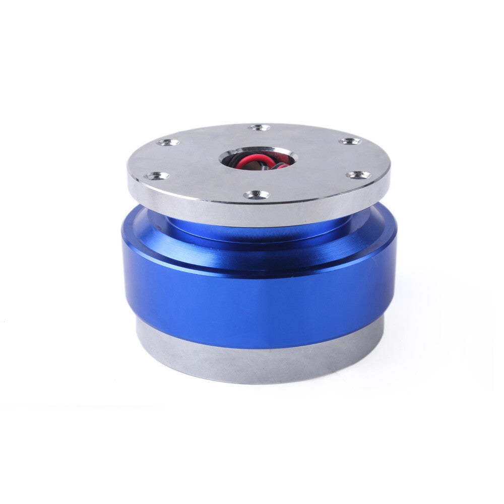 Universal Car Steering Wheel Quick Release Hub Adapter Snap Off Boss Kit Blue