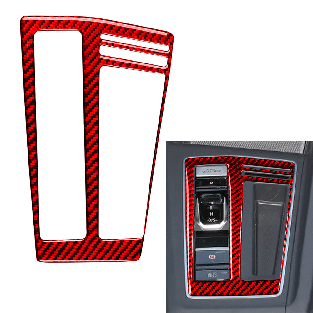 Schaltung Panel Rahmen Abdeckung Trim f¨¹r for Volkswagen for Golf 8 MK8 2021-23 Rot LHD
