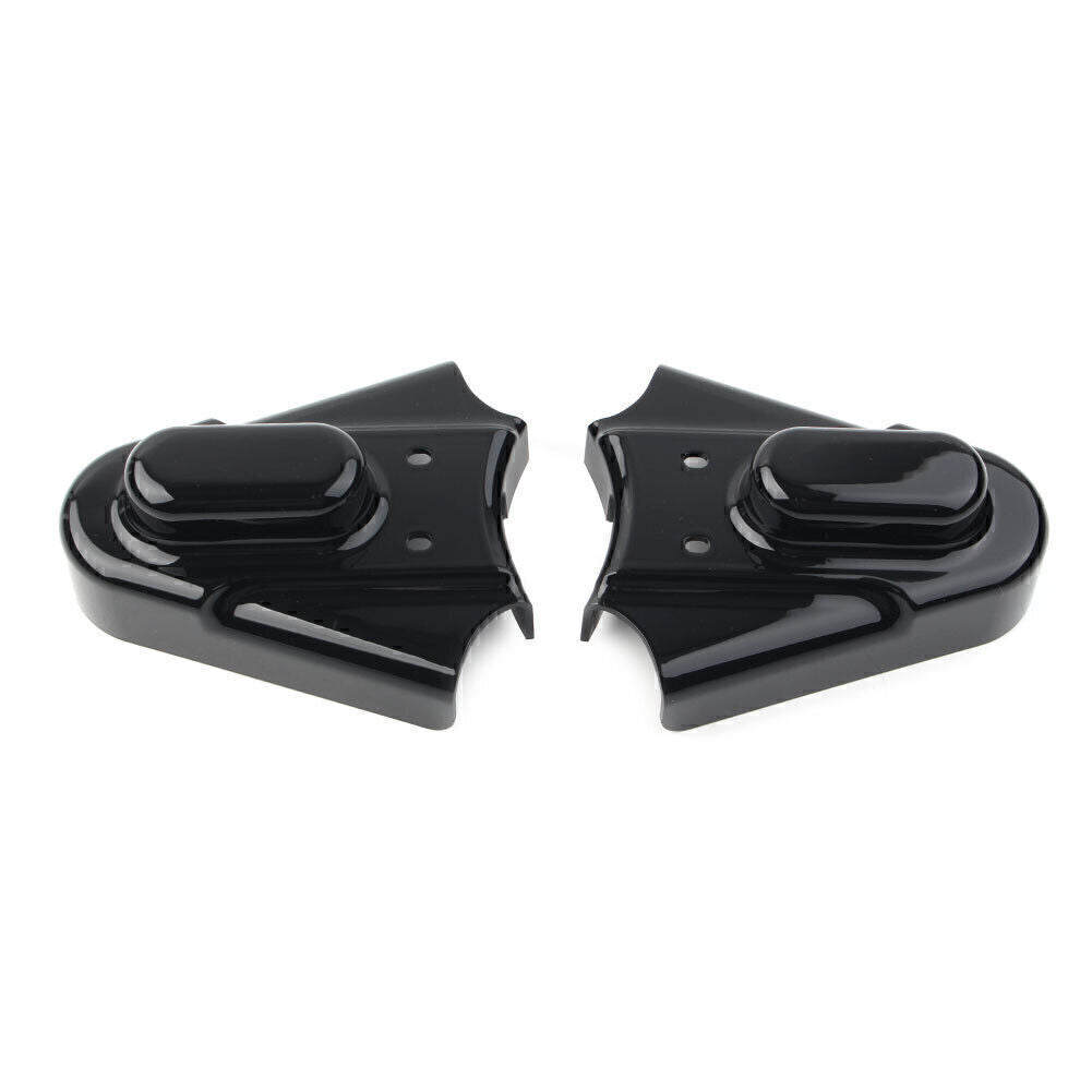 Black Rear Swingarm Axle Cover Cap Fit for Harley Heritage Softail FLST 1986-2007
