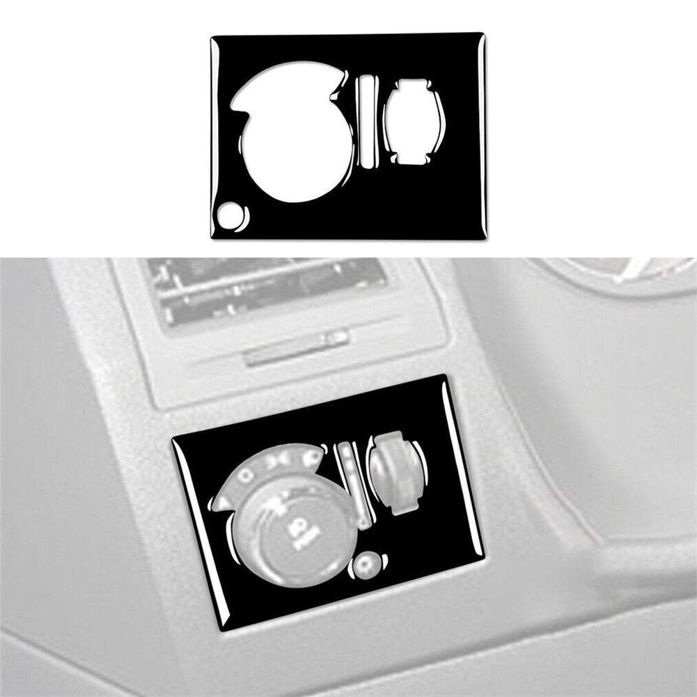 Piano Black Headlight Switch Cover Trim for Dodge for Challenger 2008-2014 Type A