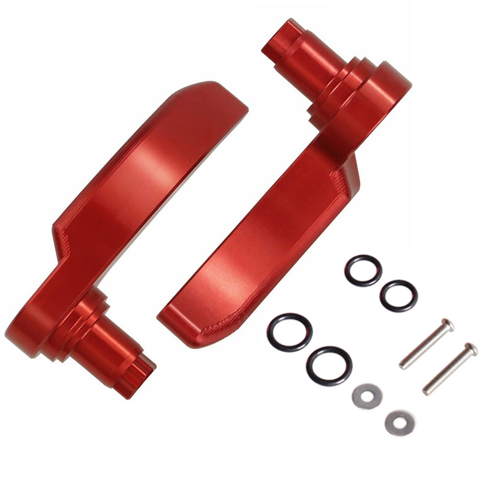 2Saddlebag Latch Lever Lid Lifter Red For Electra Glide Ultra Classic FLHTCU