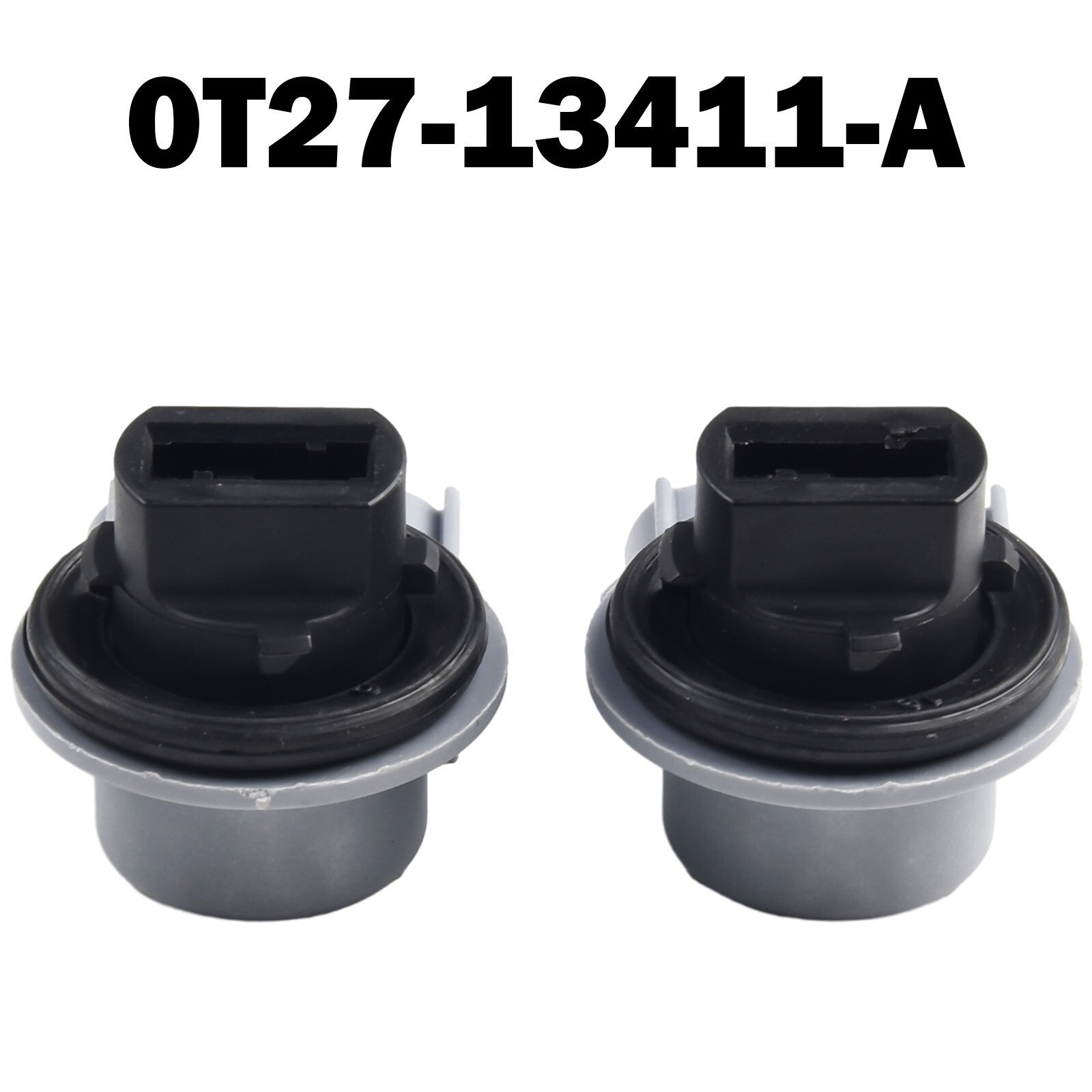 Pair Turn Signal Lamp Sockets for Ford Escape 2013 2016 Gray Color Easy Fit