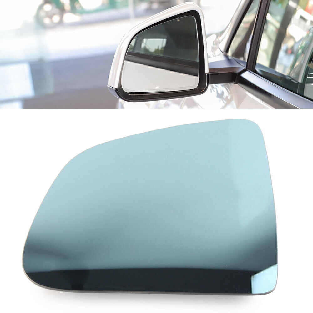 Fit for Tesla for Model Y 1x Left Side Blue Lens Heating Waterproof Car Rearview Mirror