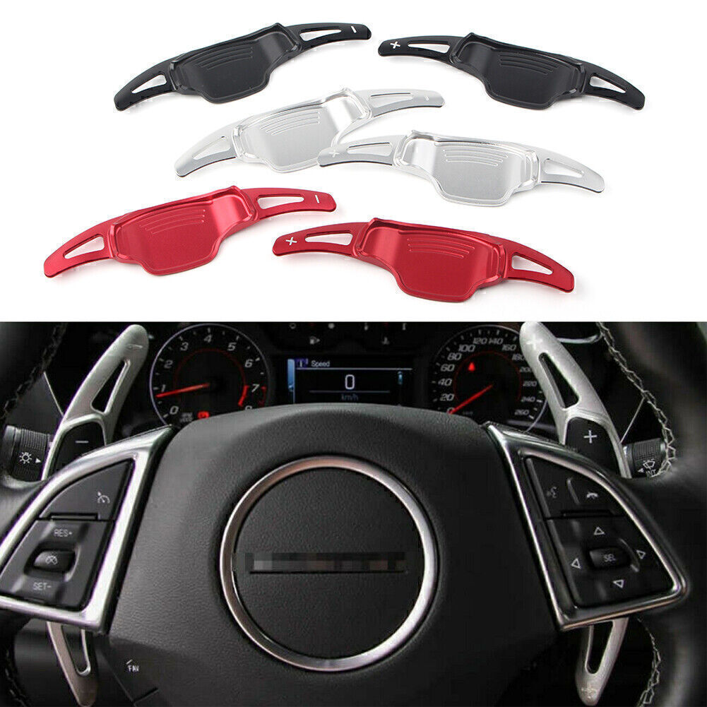 Steering Wheel Shift Paddle Extension Shifter Fit for Chevrolet Camaro 2012-2015 13