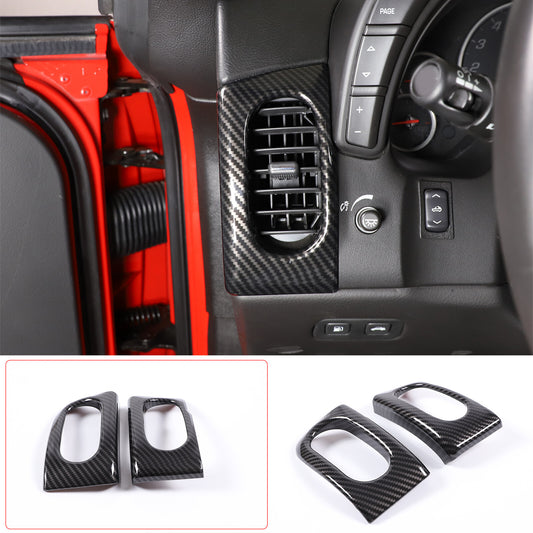 ABS Red Central Air Conditioning Blade Cover Trim for Toyota Tacoma 2016-22