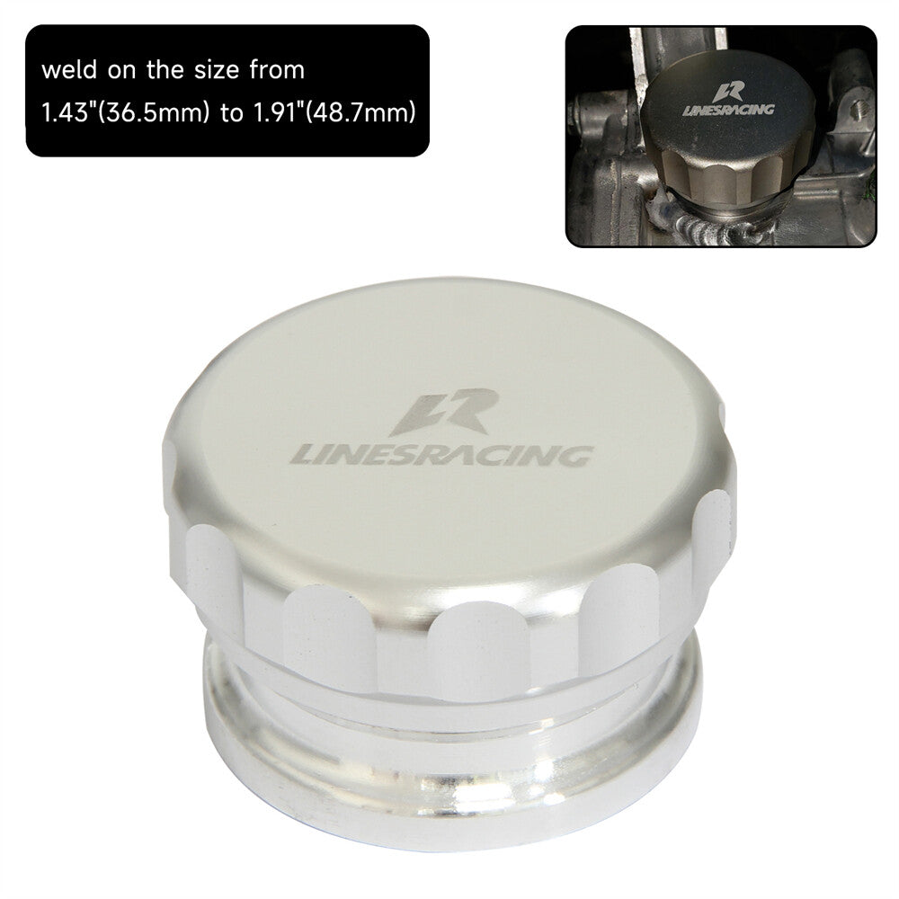 1.5 37mm (37mm-48mm) Aluminum Weld On Filler Neck And Cap Oil Fuel Water Tank