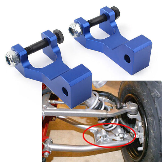 2X Front Lowering Kit Aluminum Blue Fit for Yamaha 700 350 660R ATV