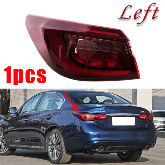 Left LED Outer Tail Light Assembly Brake Light for Infiniti Q50 Q50L 2018-2021