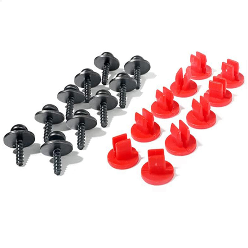 10 Set Engine Splash Shield Screws Retainer Nut for Ford Focus Escape Explorer