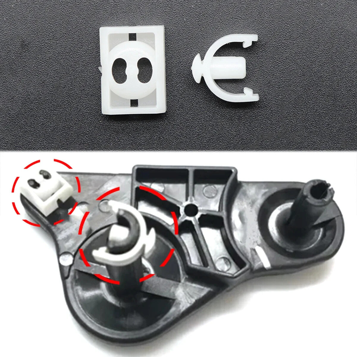 for VW for Passat B6 B7 Gear Selector Sliding Shoe Relay lever Securing Clip 2005-15
