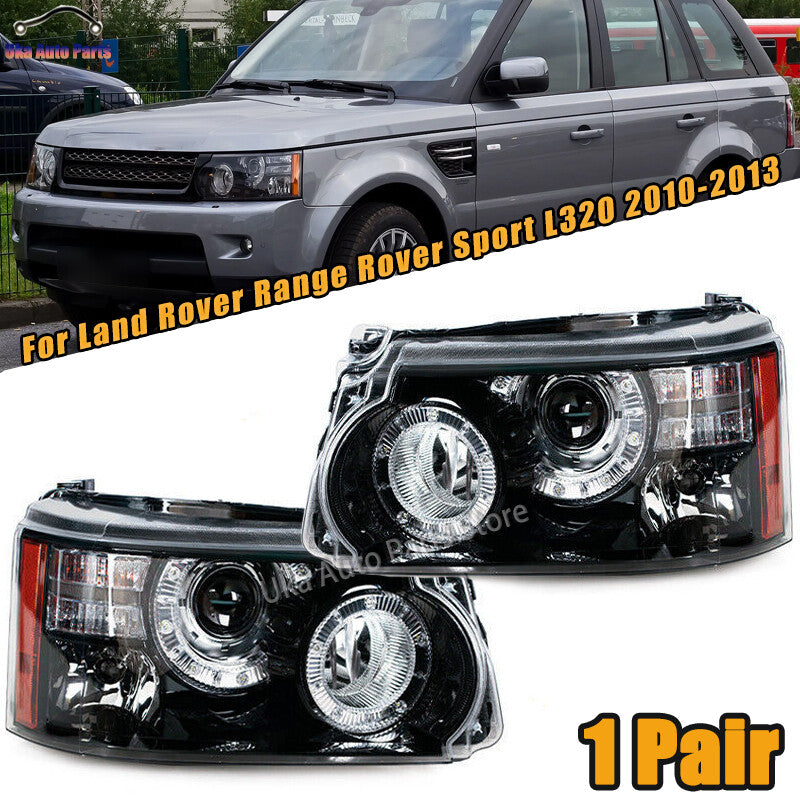 1 Pair Front Headlight Headlamp for Land Rover for Range Rover Sport L320 2010-2013