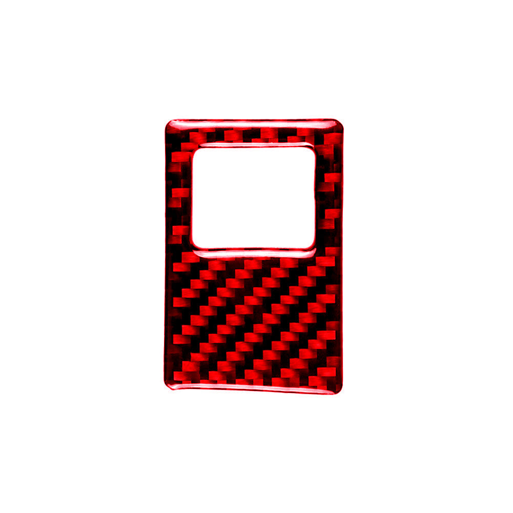Red Carbon Fiber Inenr Warning Light Frame Cover Trim for VW for Golf MK7 2013-2017