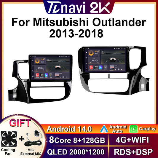 Car Radio for Mitsubishi Outlander3 GF0W 2013-15-2018 Carplay GPS Player Screen