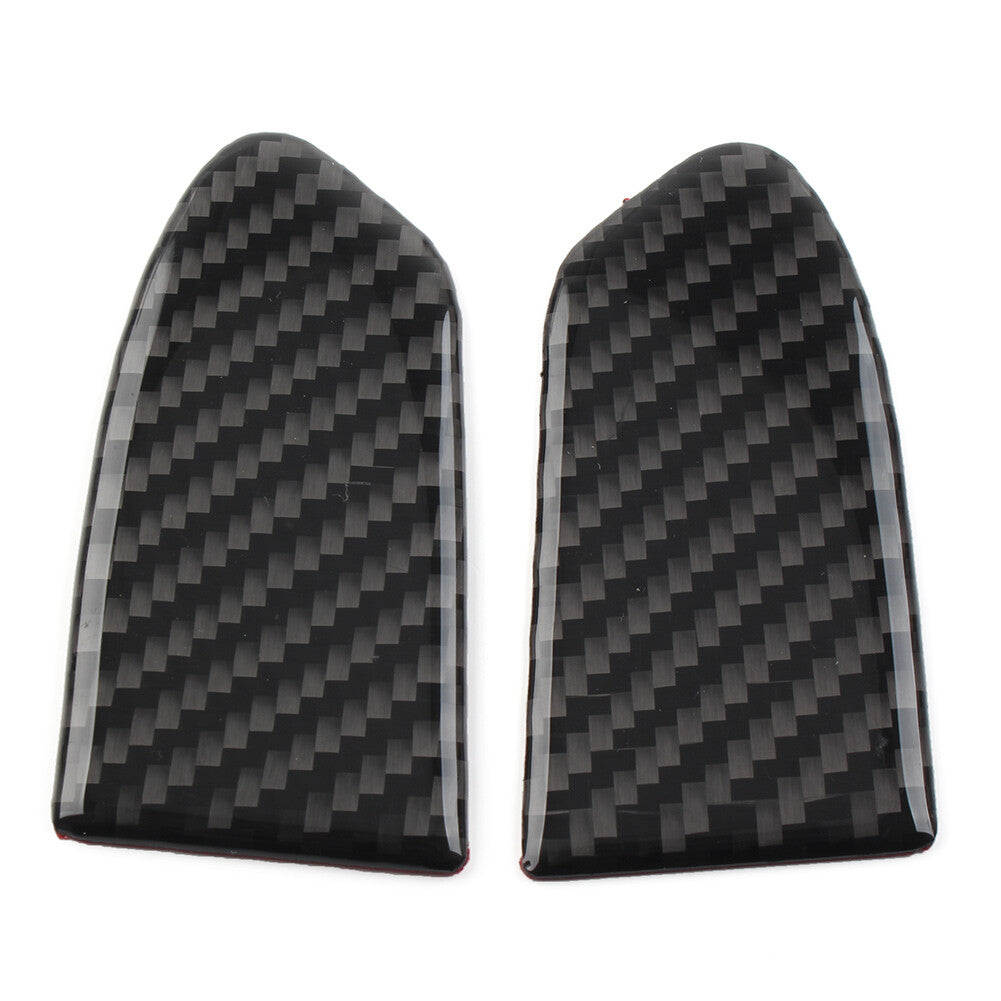 for Chevrolet Equinox 2018-2021 19 Black 2 Pcs Rear View Side Mirror Cover Trim