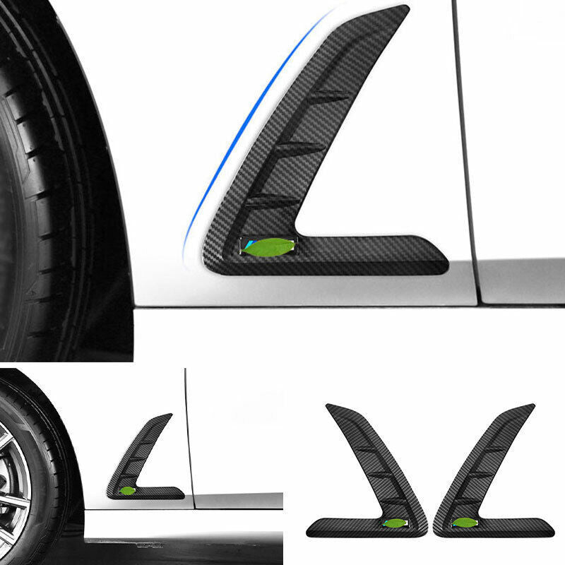 for BMW 3-Series G20 2019-2023 Carbon Fiber Fender Side Air Outlet Cover Trim 2P