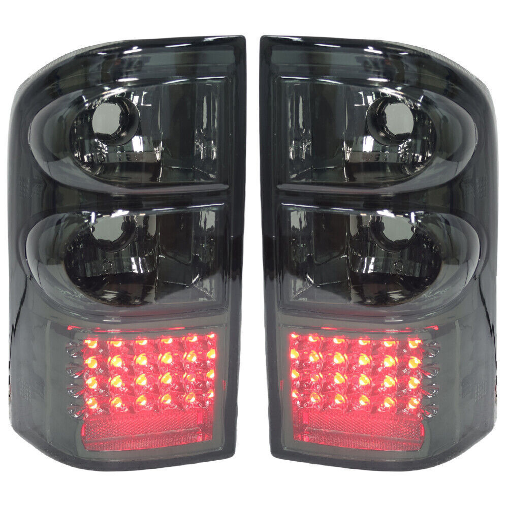 1Pair For 1997-2004 for Nissan Patrol GU Y61 LED Rear Tail Light Brake Lamp Smok