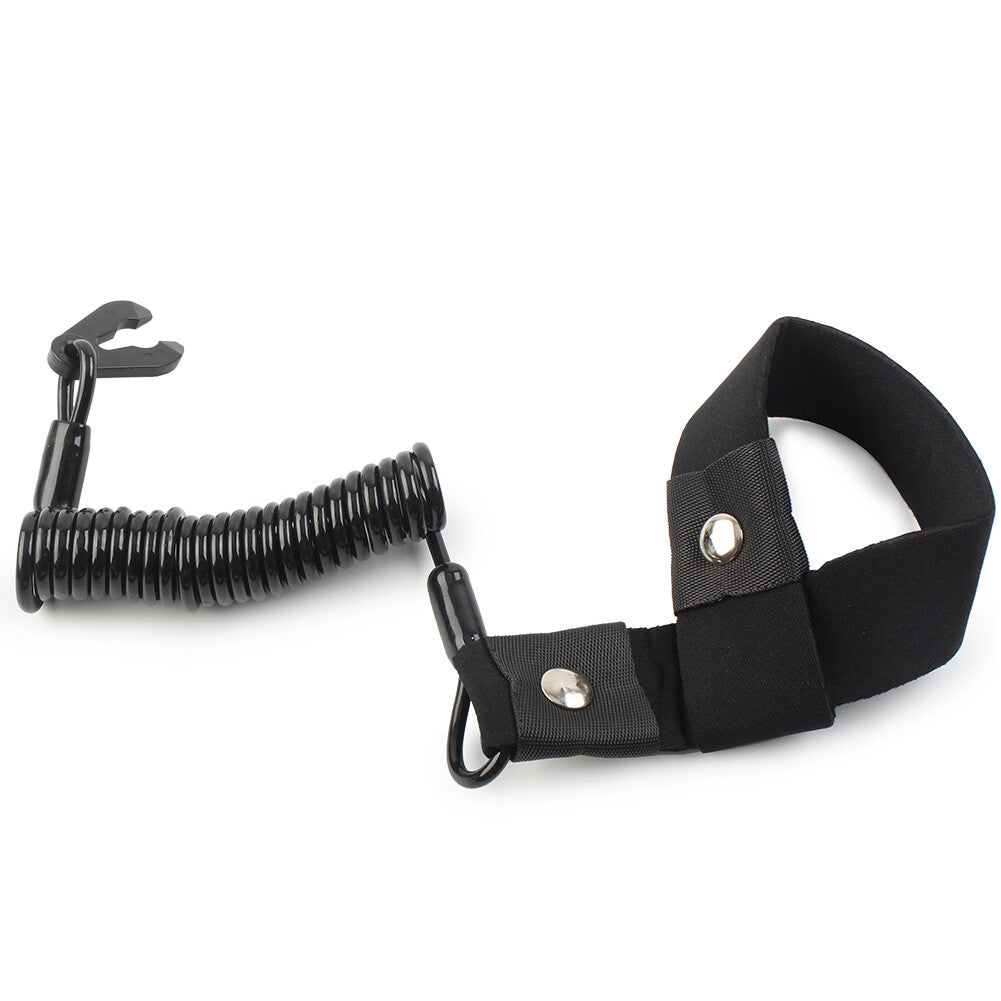 Stop Kill Key Floating Safety Wrist Lanyard for Yamaha Jet Ski Wave Runner Black