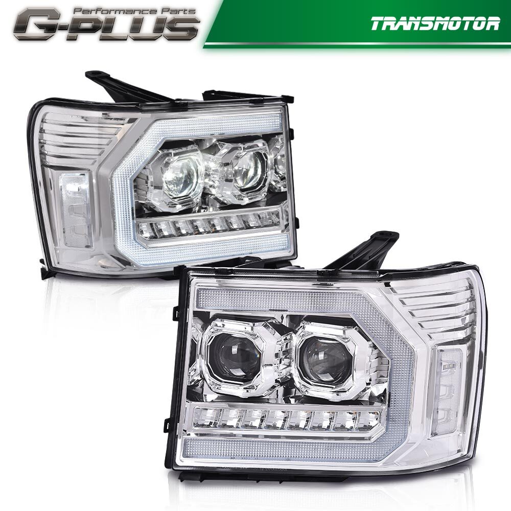 Select 07-13 for GMC for Sierra 1500 2500HD 3500HD LED DRL