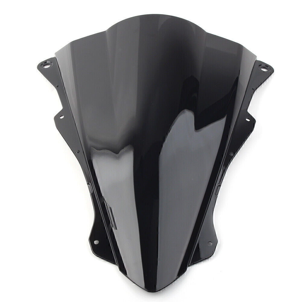 Motorcycle Front Windshield Windscreen ABS Fit for Kawasaki ZX25R 2020 Black