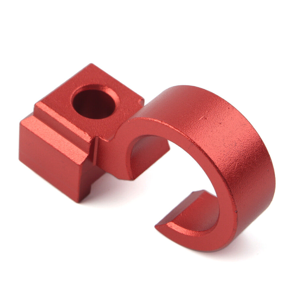 Red CNC Billet Front Brake Hose Line Clamp Guide for Suzuki DRZ400SM 2005-22