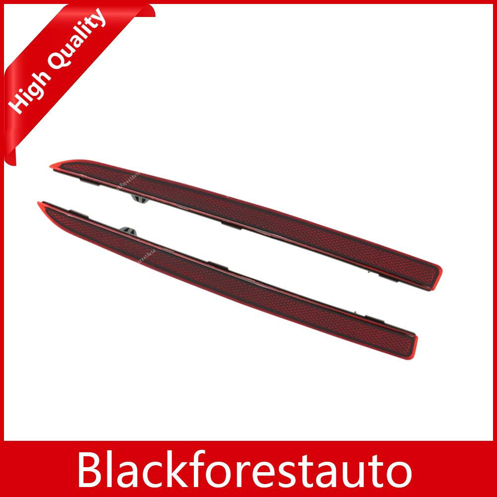 Pair Rear Reflector Red Right+Left Fit For 2013 2014 15 16 17 for Lincoln MKZ/Hybrid
