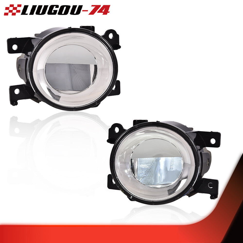 LED fog lights with bezel switch, wiring harness, and relay suitable for 2019-2021 for Nissan Murano, new.