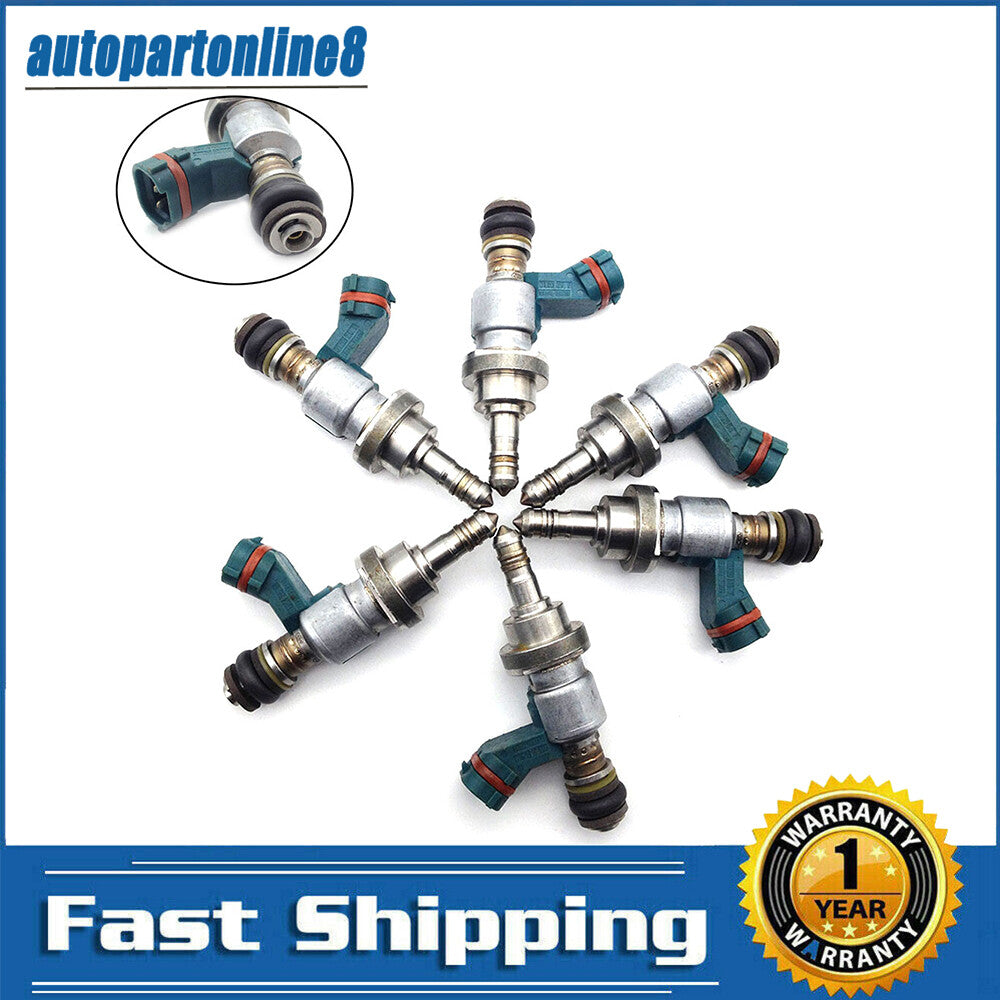 23250-31020 Set of 6 Fuel Injectors for Lexus IS250 06-13 GS300 2006-2013 2.5L