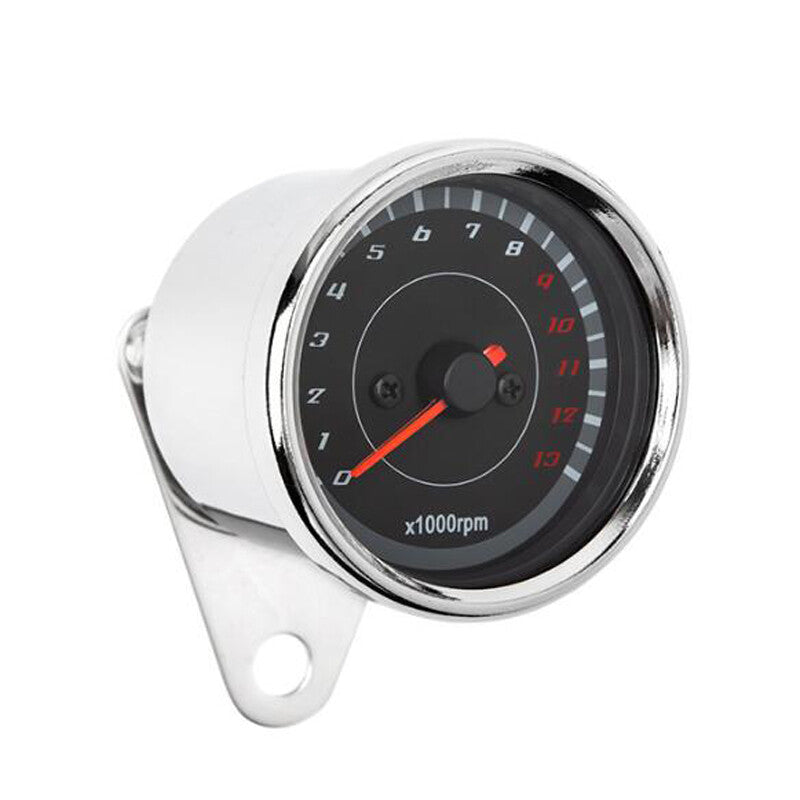 12V Motorcycle Tachometer (0-13000 RPM) with LED Backlight