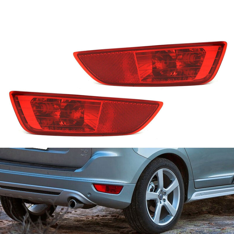 for Volvo XC60 2008-2013 Rear Bumper Tail Light Lamp Cover Reflector LeftRight