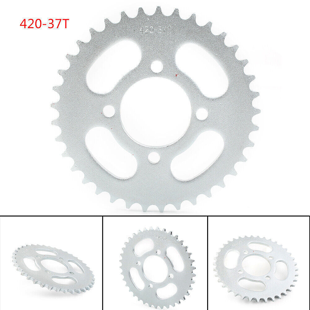 420 Chain Rear Sprocket 37 Tooth 50cc 70 110cc Dirt Pit Bike Chinese ATV Taotao