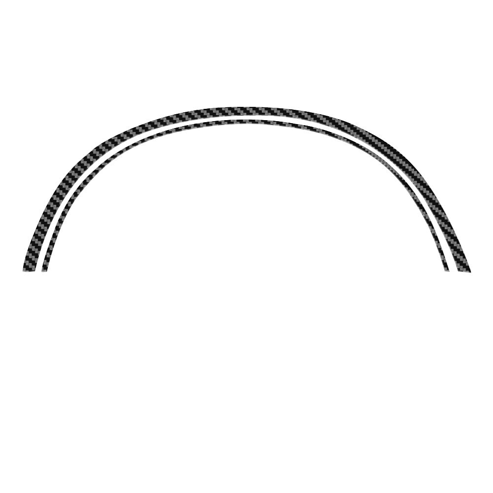 2X Carbon Fiber Interior Speedometer Strip Cover Trim for Mazda CX-9 2010-2015