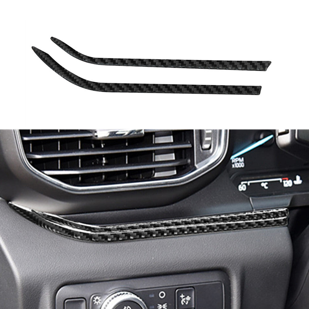 Carbon Fiber Driver Side Air Vent Below Cover Trim for Ford Explorer 2020-2023