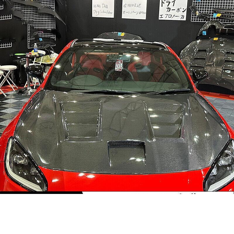 Carbon fiber replacement hood panel for Toyota GR86 for Subaru 2020+